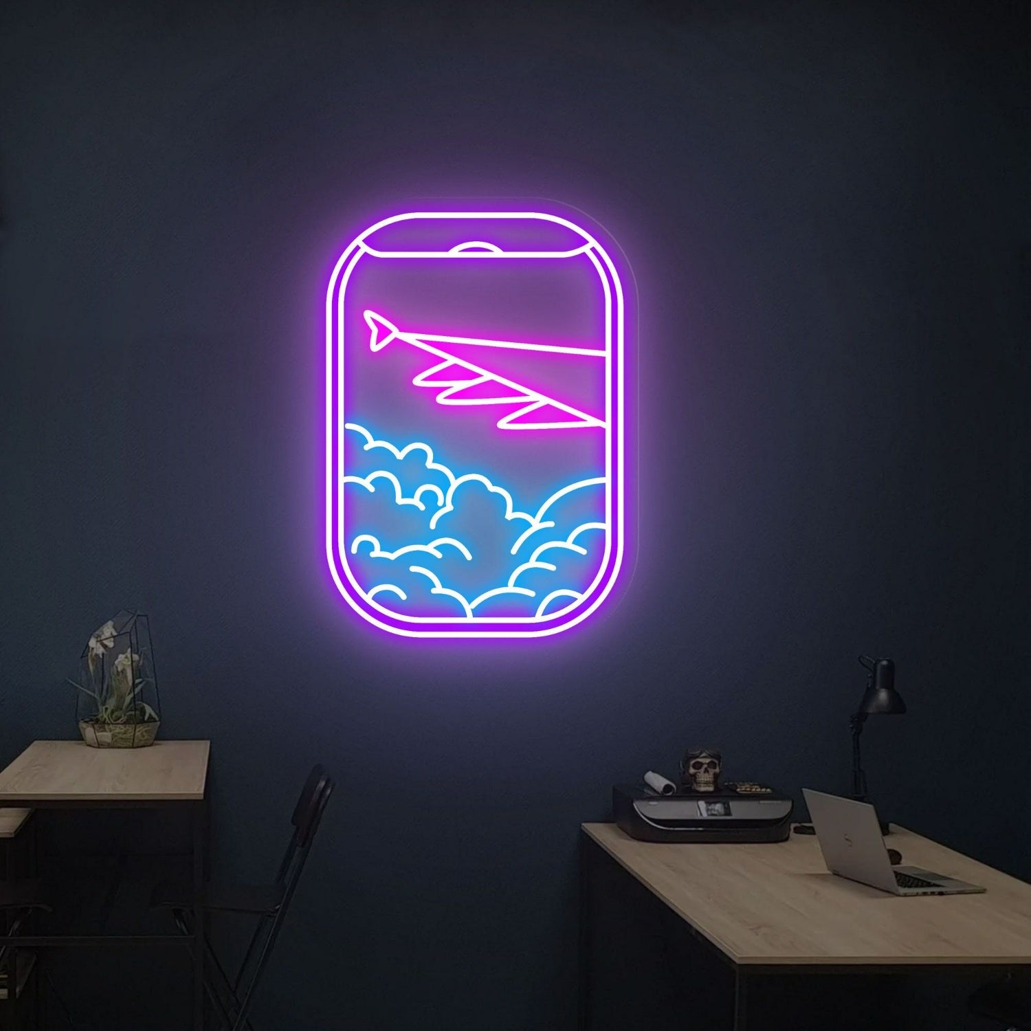 Your Space Plane Window View Neon Sign For Home | Shineneon