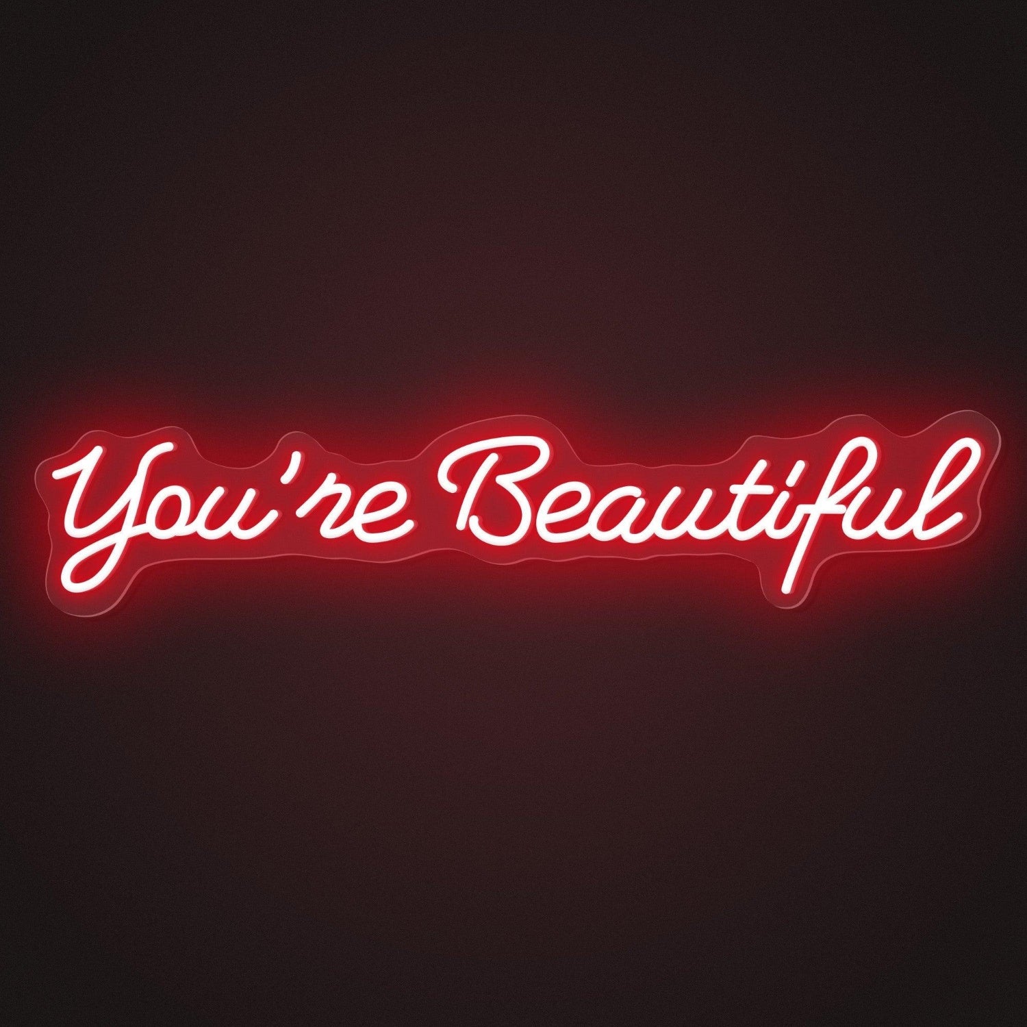 Youre Beautiful Pink Script Led Neon Sign For Home Bedroom Salon | Shineneon