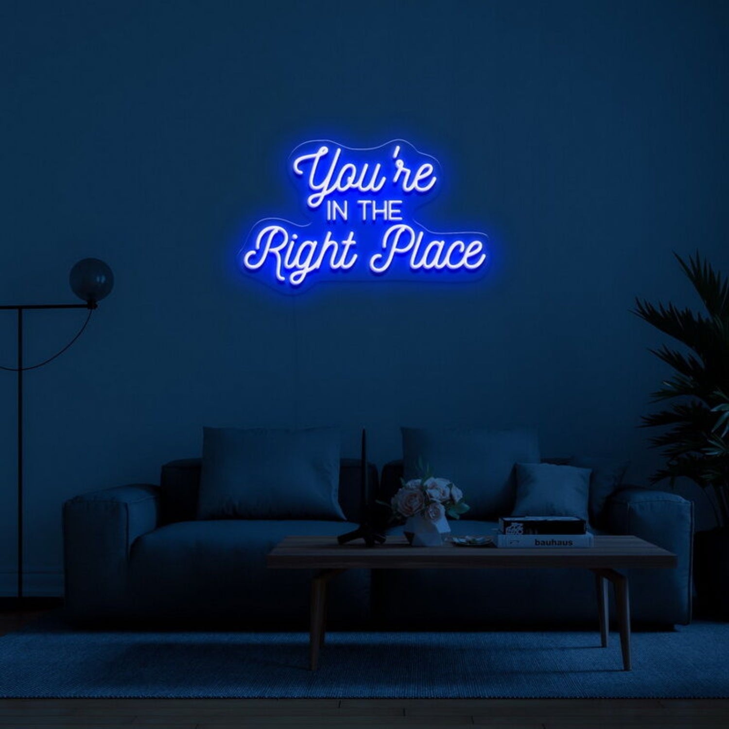Youre In The Right Place Led Neon Sign For Welcoming Decor - Shineneon