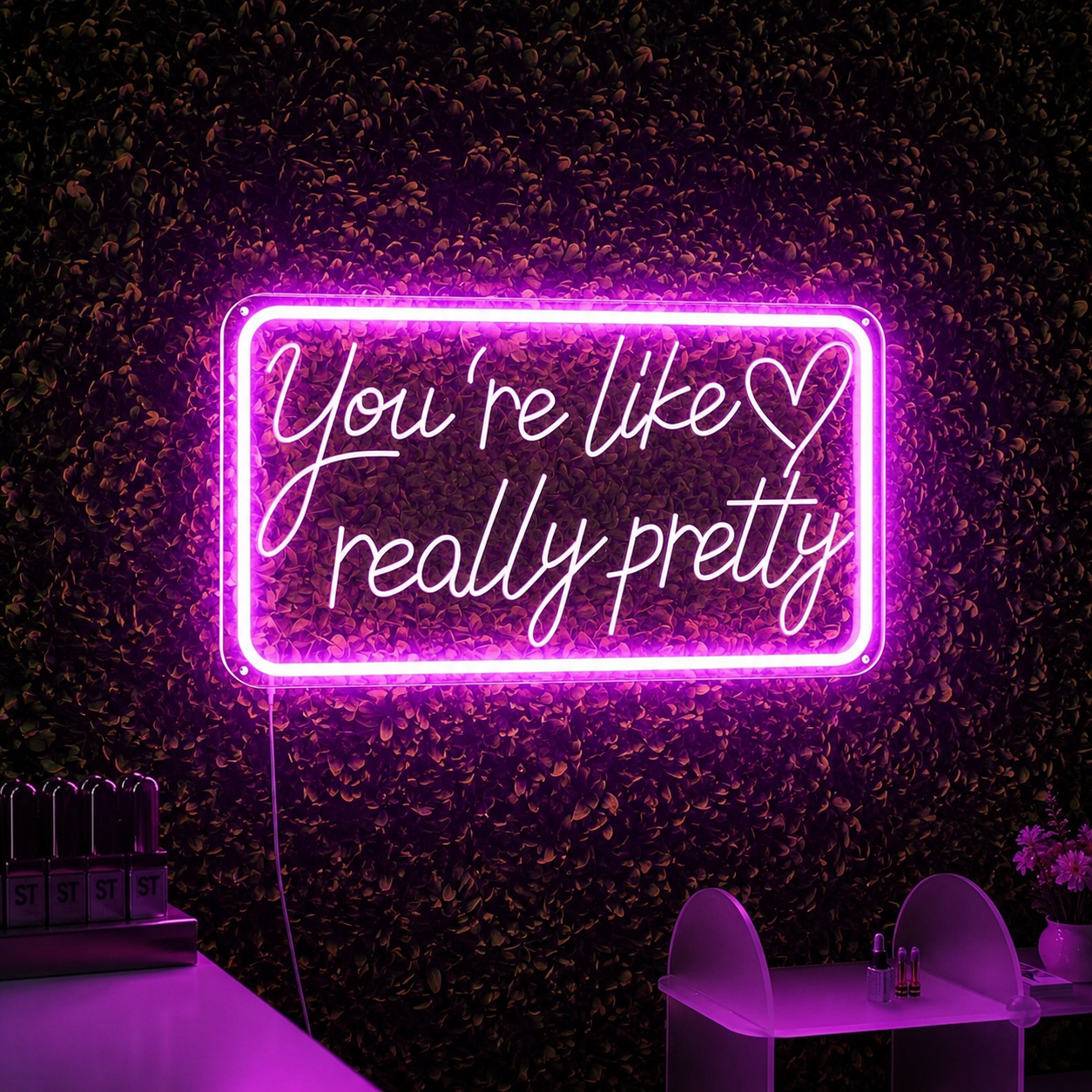 You're Like Really Pretty LED Neon Sign Home Wall Art - 01 Original Product Image