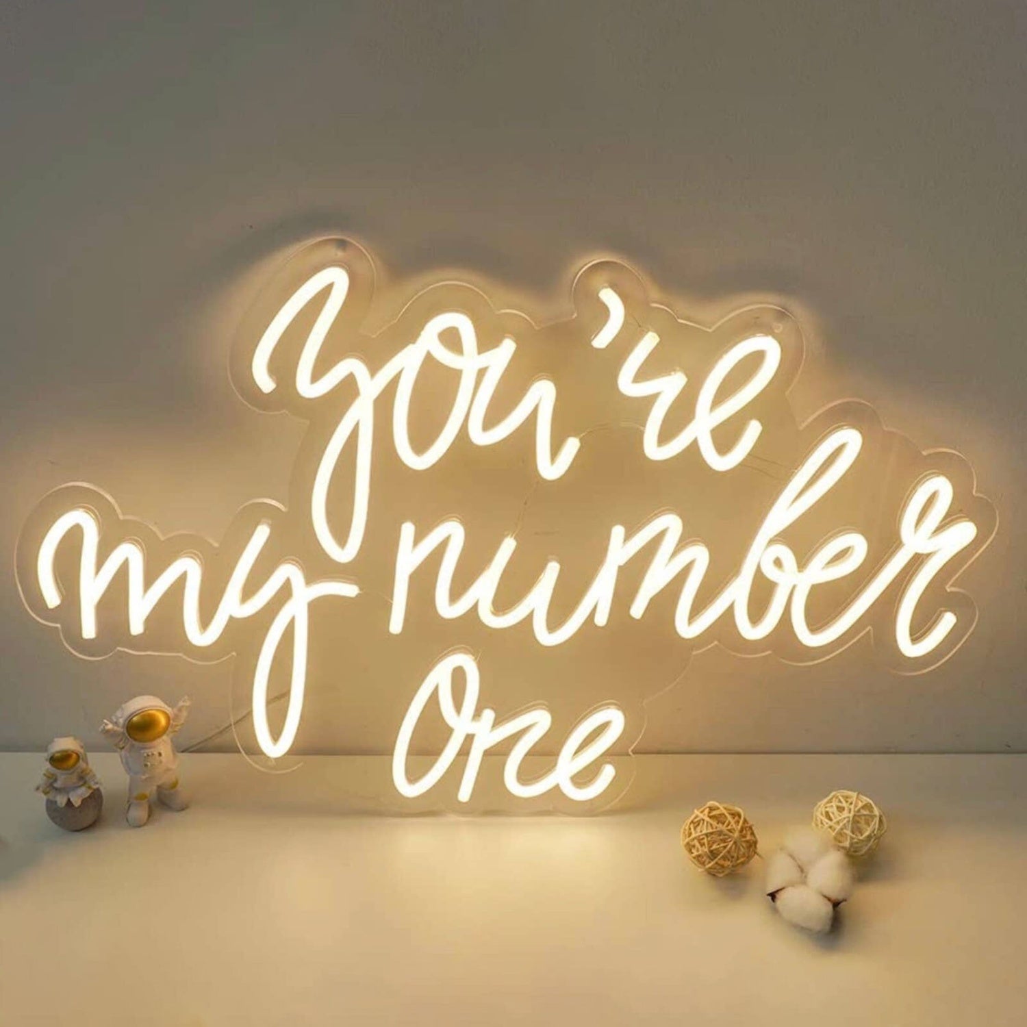 Youre My Number One Romantic Led Light | Shineneon