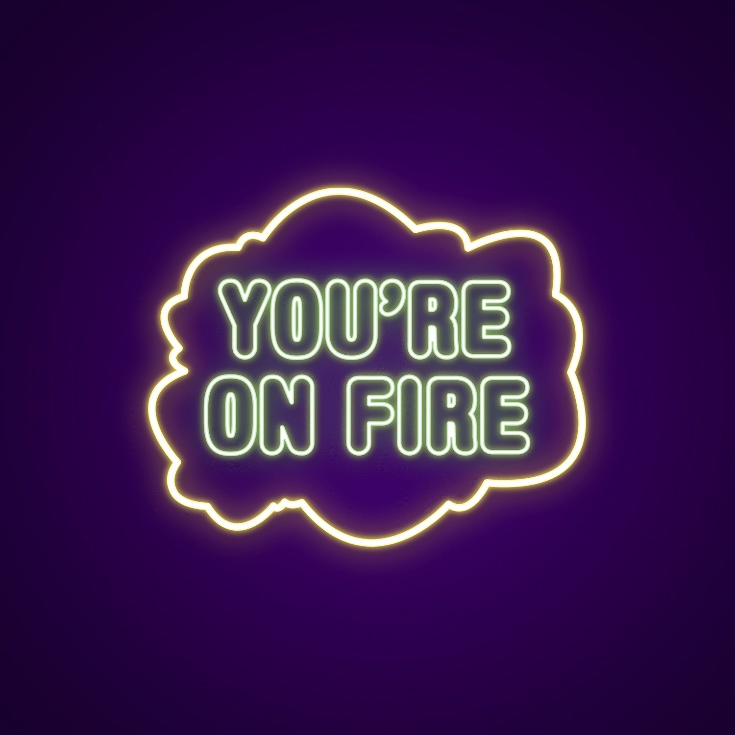 Youre On Fire Led Neon Signs Wall Art | Shineneon