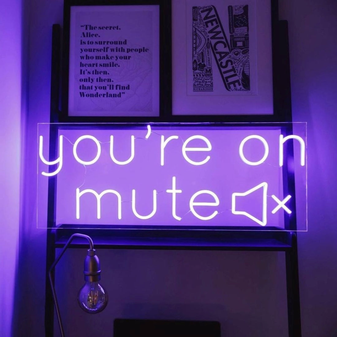Youre On Mute Led Sign Business Neon Sign
