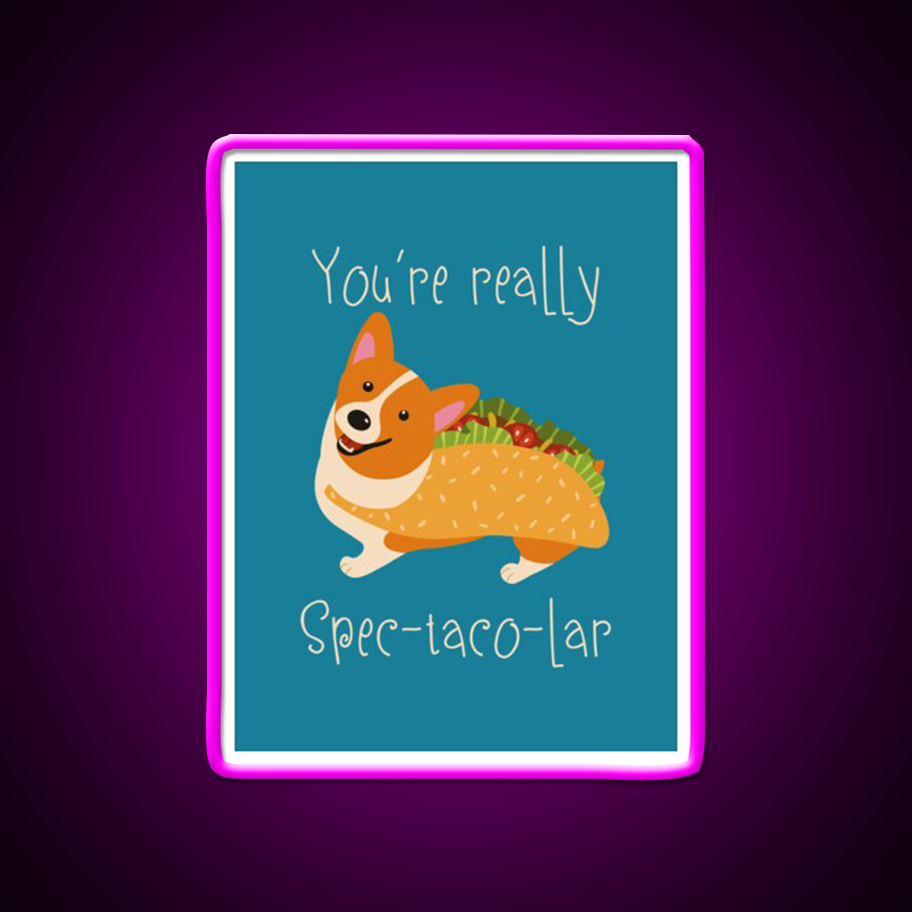 Youre Really Spec Taco Lar Taco Led Neon Sign Rgb Color