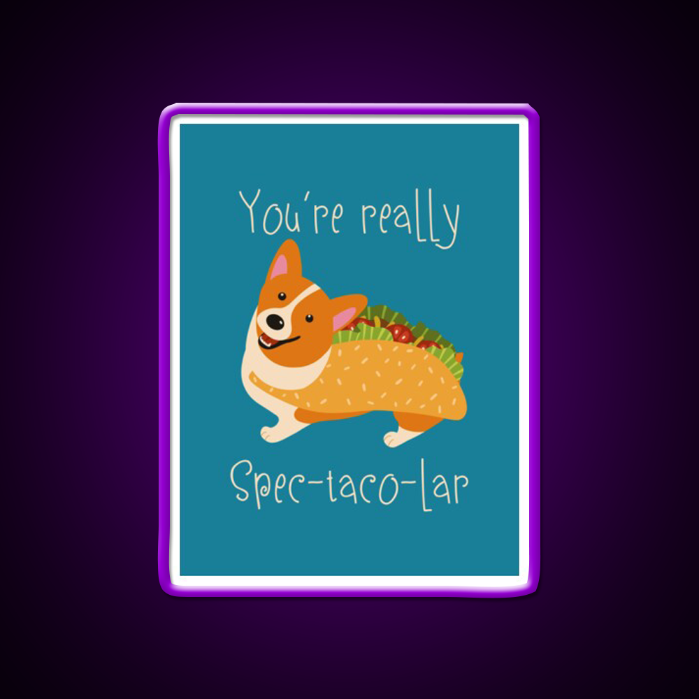Youre Really Spec Taco Lar Taco Led Neon Sign Rgb Color