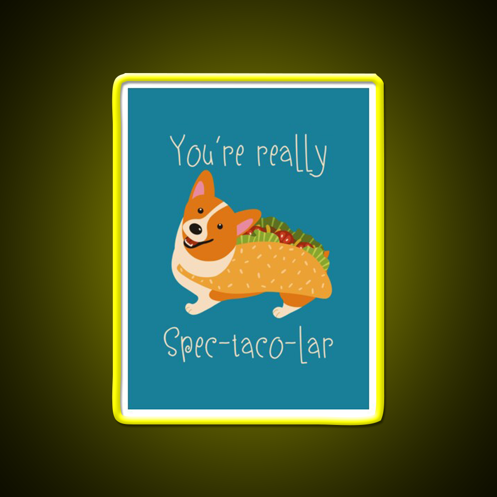 Youre Really Spec Taco Lar Taco Led Neon Sign Rgb Color