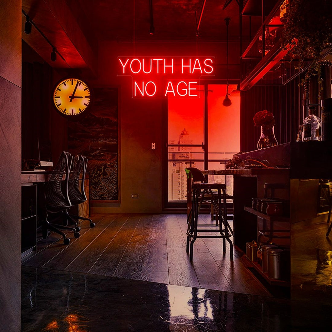 Youth Has No Age Led Sign Business Neon Sign