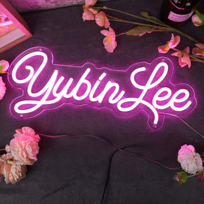 Yubin Lee Purple Led Neon Sign - Shineneon