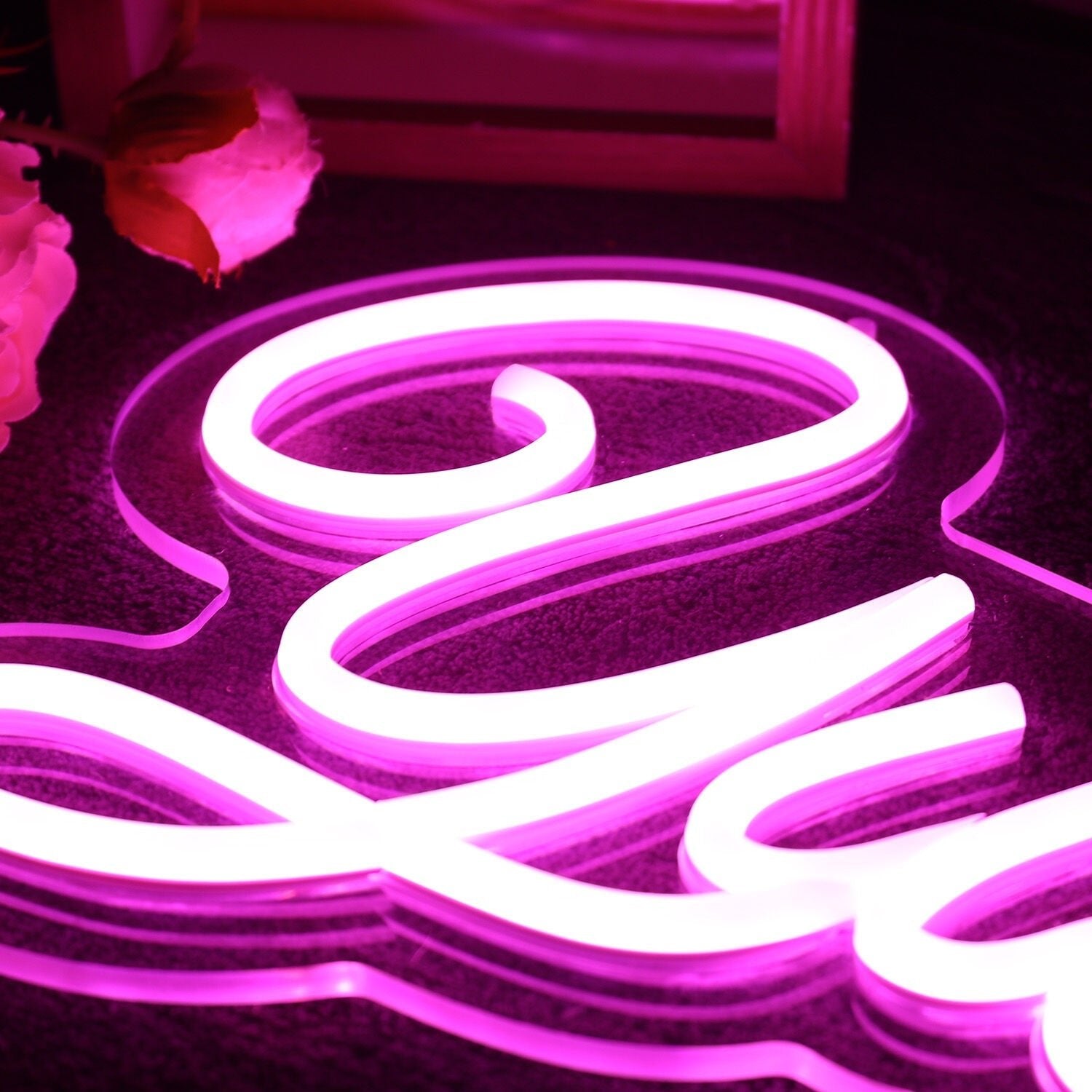 Yubin Lee Purple Led Neon Sign - Shineneon