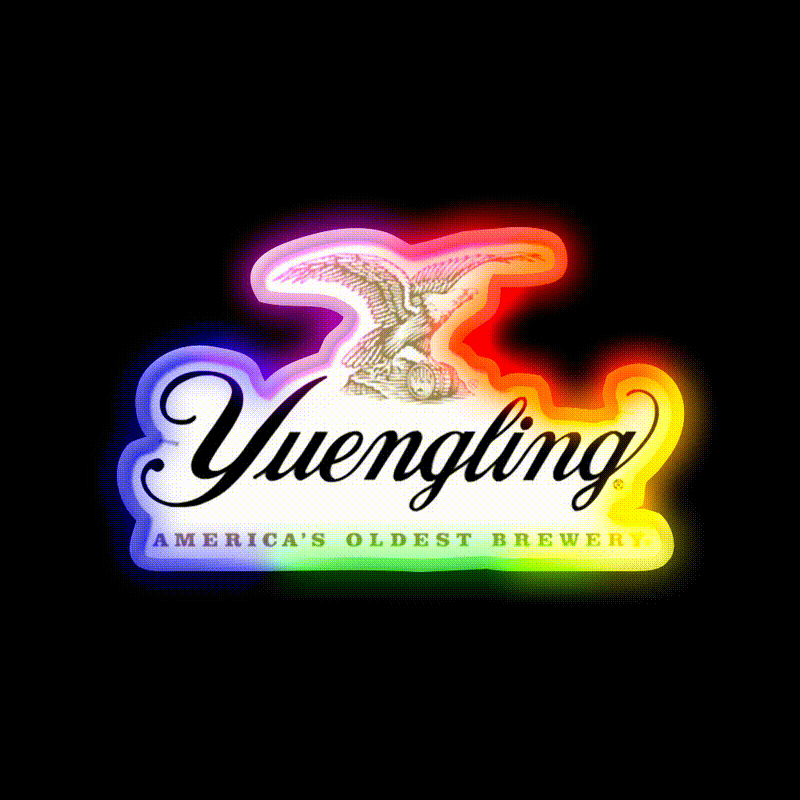 Yuengling Lager Beer Logo Beer Bar Decor Led Neon Sign Rgb Color