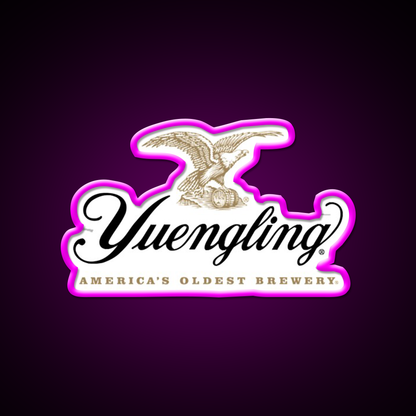 Yuengling Lager Beer Logo Beer Bar Decor Led Neon Sign Rgb Color