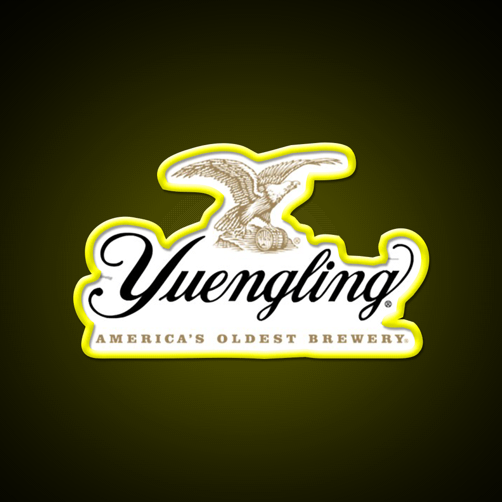 Yuengling Lager Beer Logo Beer Bar Decor Led Neon Sign Rgb Color