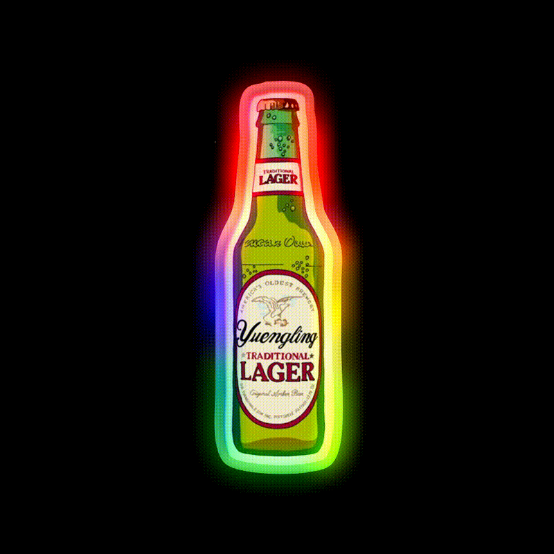 Yuengling Traditional Lager Beer Bar Decor Led Neon Sign Rgb Color