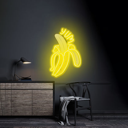 Yum Banana Custom Led Signs Artwork For Sale