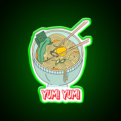 Yum Yum Food Led Neon Sign Chinese Food Rgb Color - Shineneon
