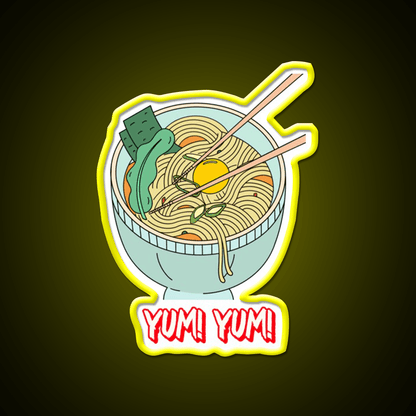 Yum Yum Food Led Neon Sign Chinese Food Rgb Color - Shineneon