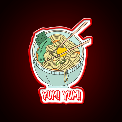 Yum Yum Food Led Neon Sign Chinese Food Rgb Color - Shineneon
