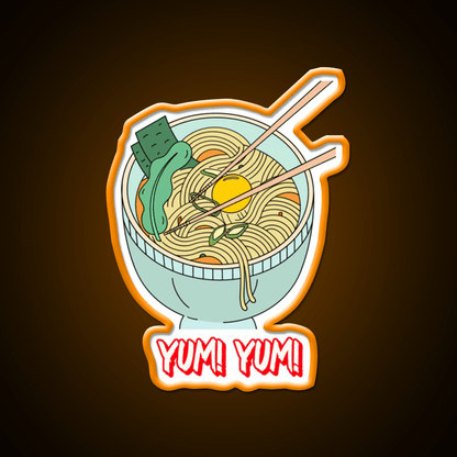 Yum Yum Food Led Neon Sign Chinese Food Rgb Color - Shineneon