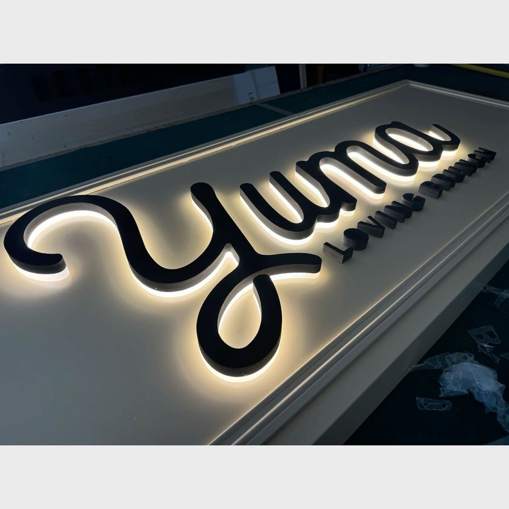 Yuma Loving Brunch 3D Backlit Channel Letters Led Light Sign - Shineneon