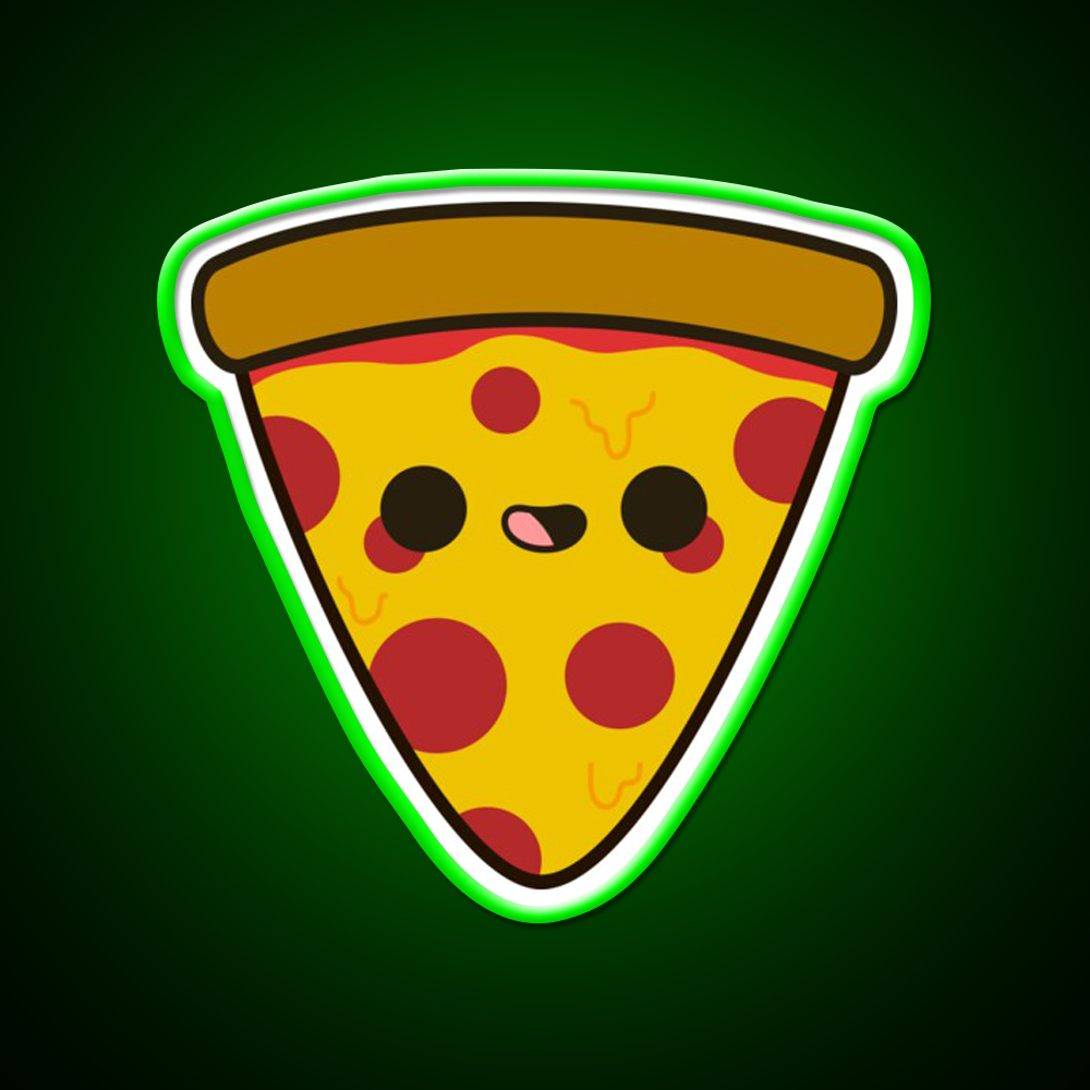 Yummy Pizza Snack Food Led Neon Sign Rgb Color