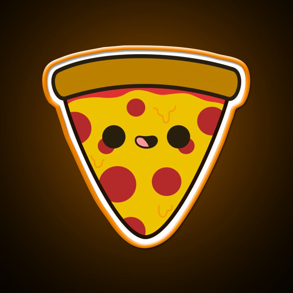 Yummy Pizza Snack Food Led Neon Sign Rgb Color