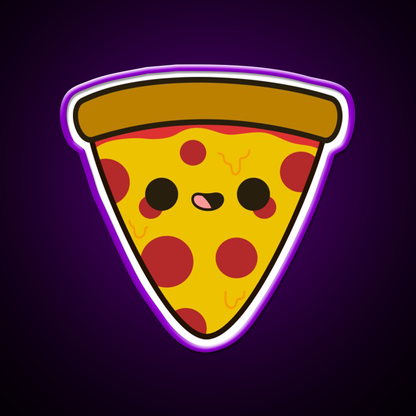 Yummy Pizza Snack Food Led Neon Sign Rgb Color