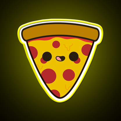Yummy Pizza Snack Food Led Neon Sign Rgb Color