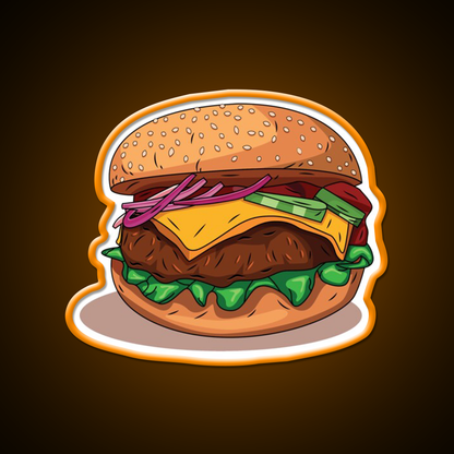 Yummy Snack Food Led Neon Sign Rgb Color