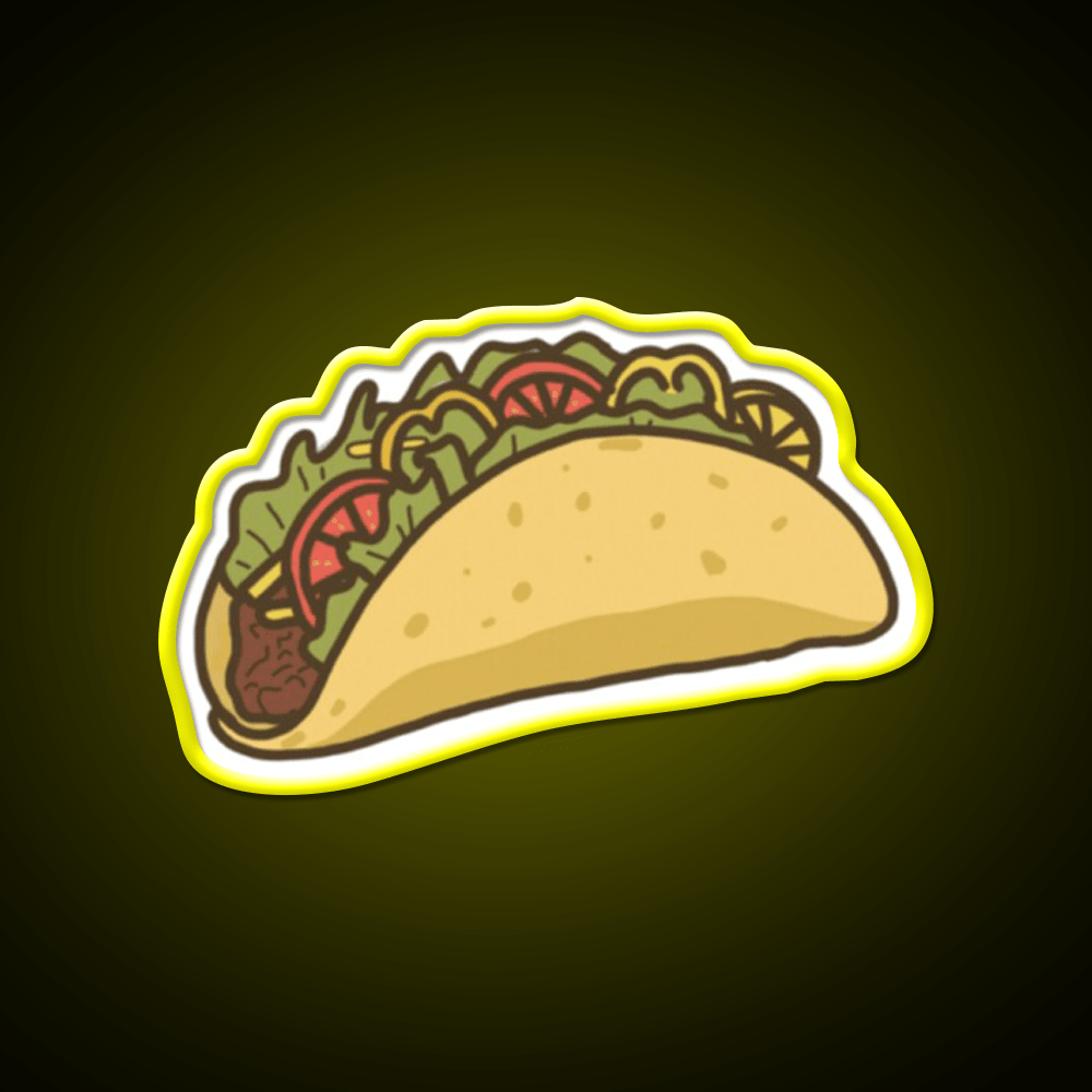 Yummy Taco Led Neon Sign Mexican Food Sign Rgb Color - Shineneon
