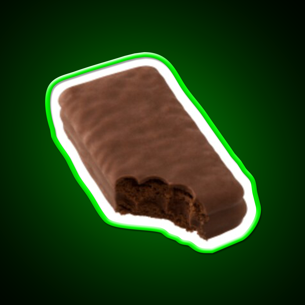 Yummy Tim Tam Snack Food Led Neon Sign Rgb Color