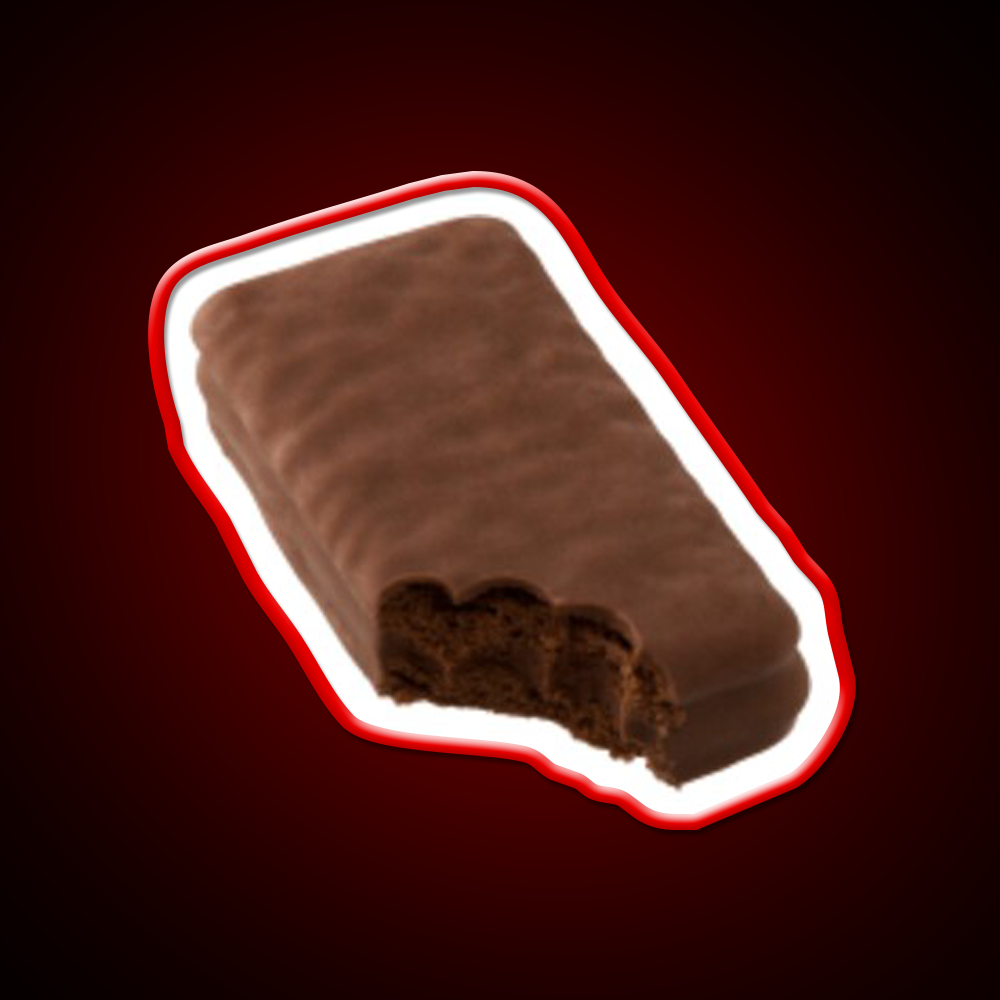 Yummy Tim Tam Snack Food Led Neon Sign Rgb Color