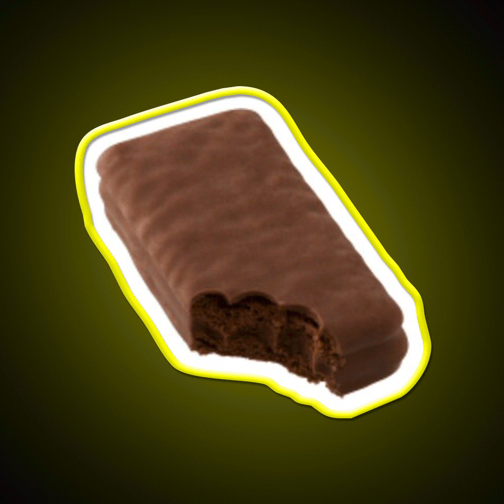 Yummy Tim Tam Snack Food Led Neon Sign Rgb Color