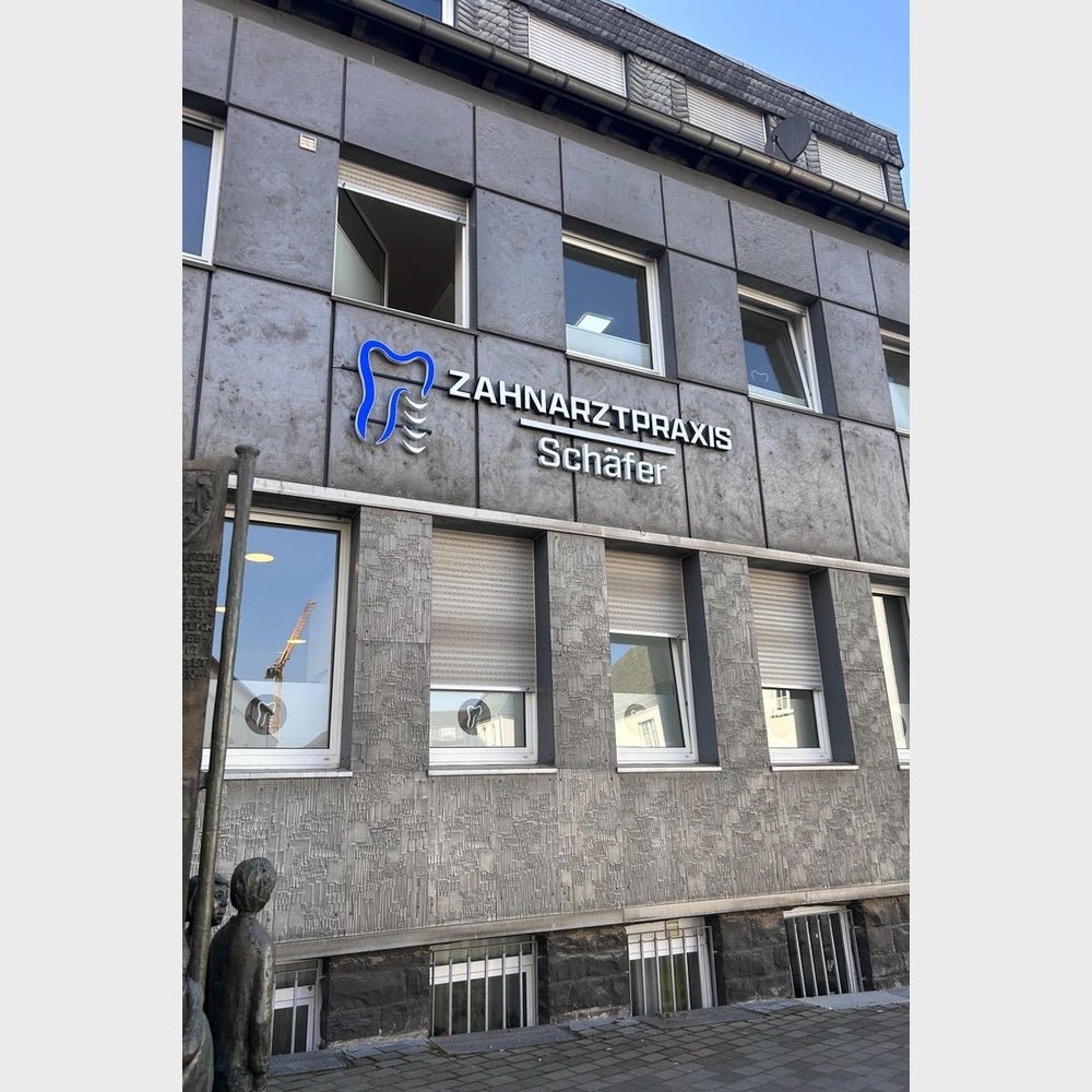 Zahnarztpraxis Schafer 3D Frontlit Channel Letters Led Light Sign - Shineneon