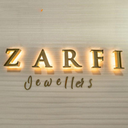 Zarfi 3D Backlit Letters Business Metal Led Sign - Shineneon