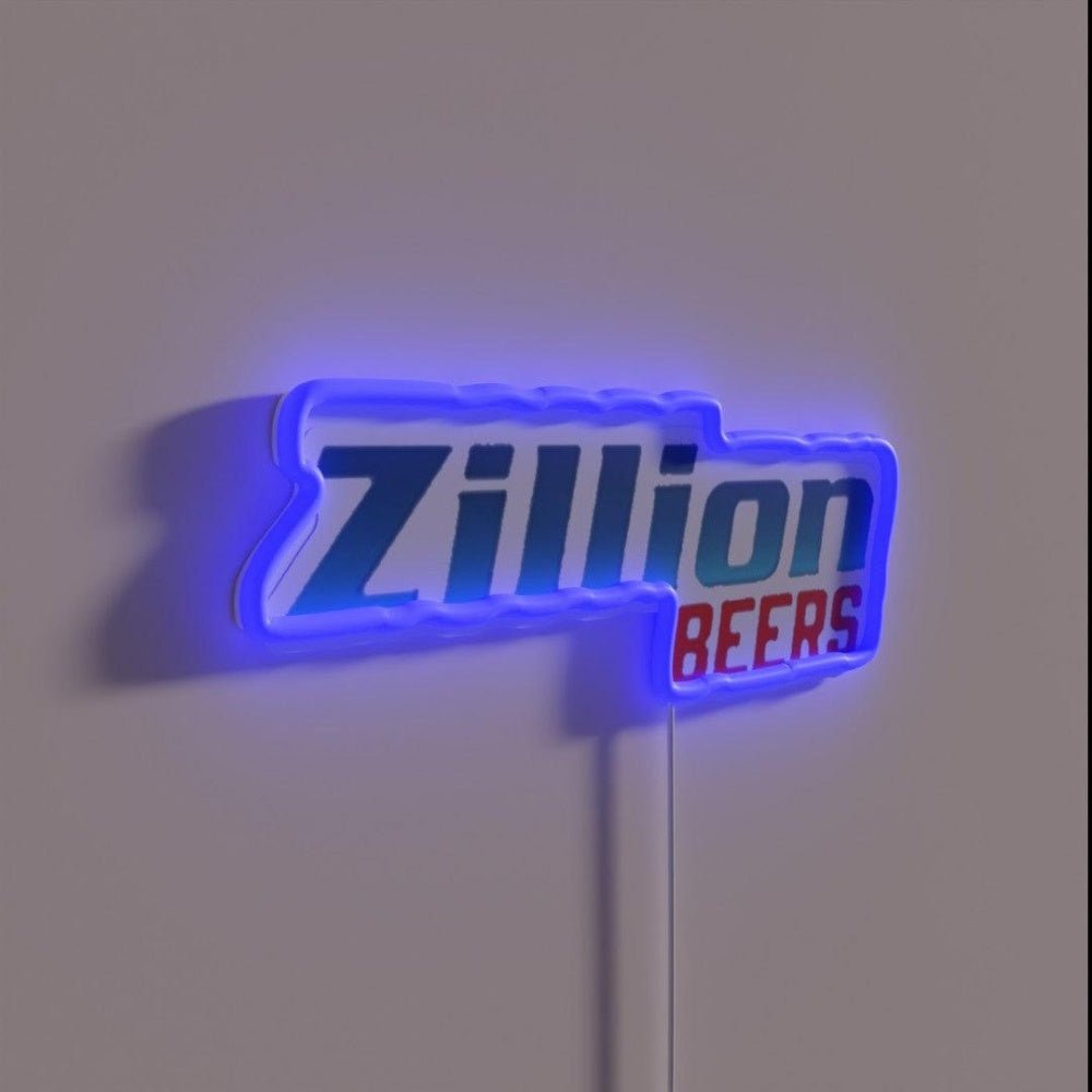 Zillion Beers Natty Light Rgb Led Neon Sign - Shineneon