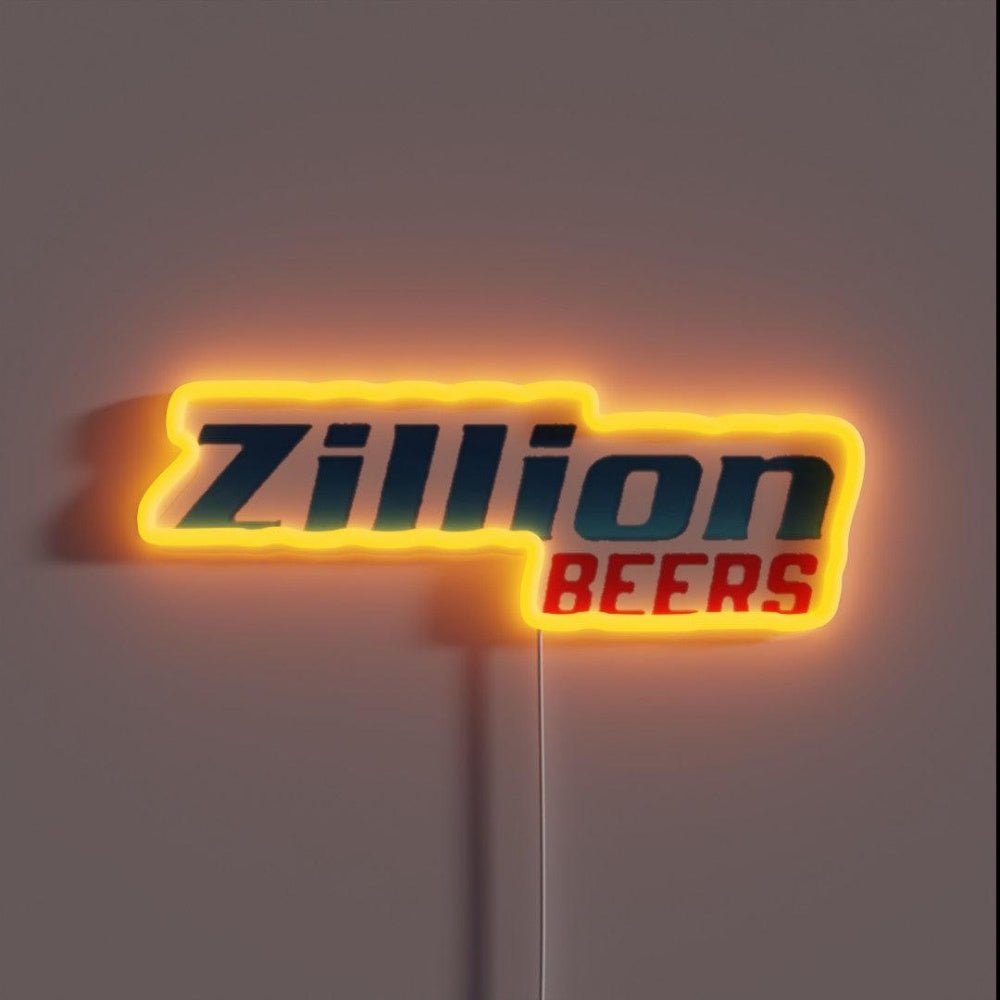 Zillion Beers Natty Light Rgb Led Neon Sign - Shineneon