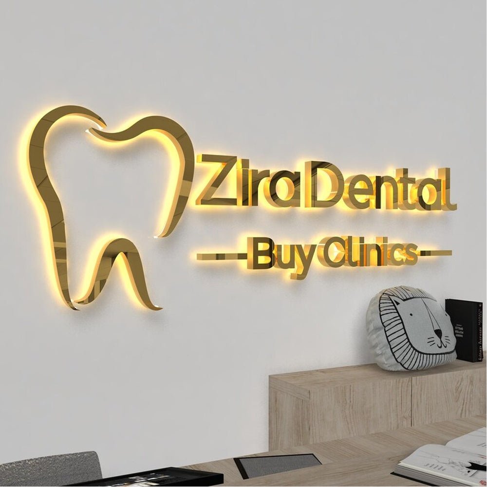 Zira Dental Buy Clinics 3D Backlit Channel Letters Led Light Sign - Shineneon