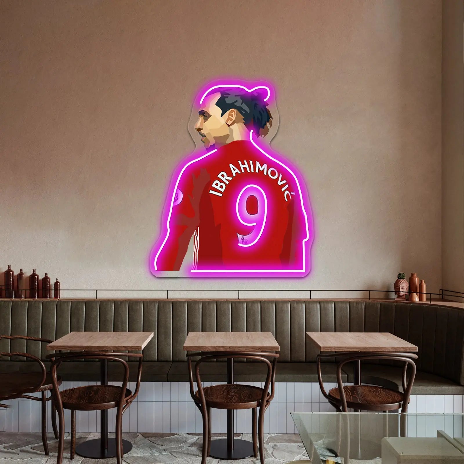 Zlatan Ibrahimovic Pop Artwork Led Neon Sign | Shineneon