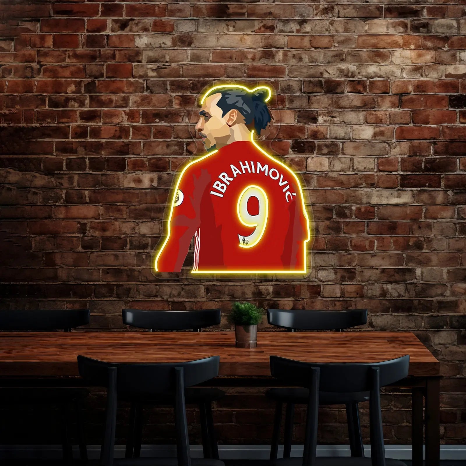 Zlatan Ibrahimovic Pop Artwork Led Neon Sign | Shineneon