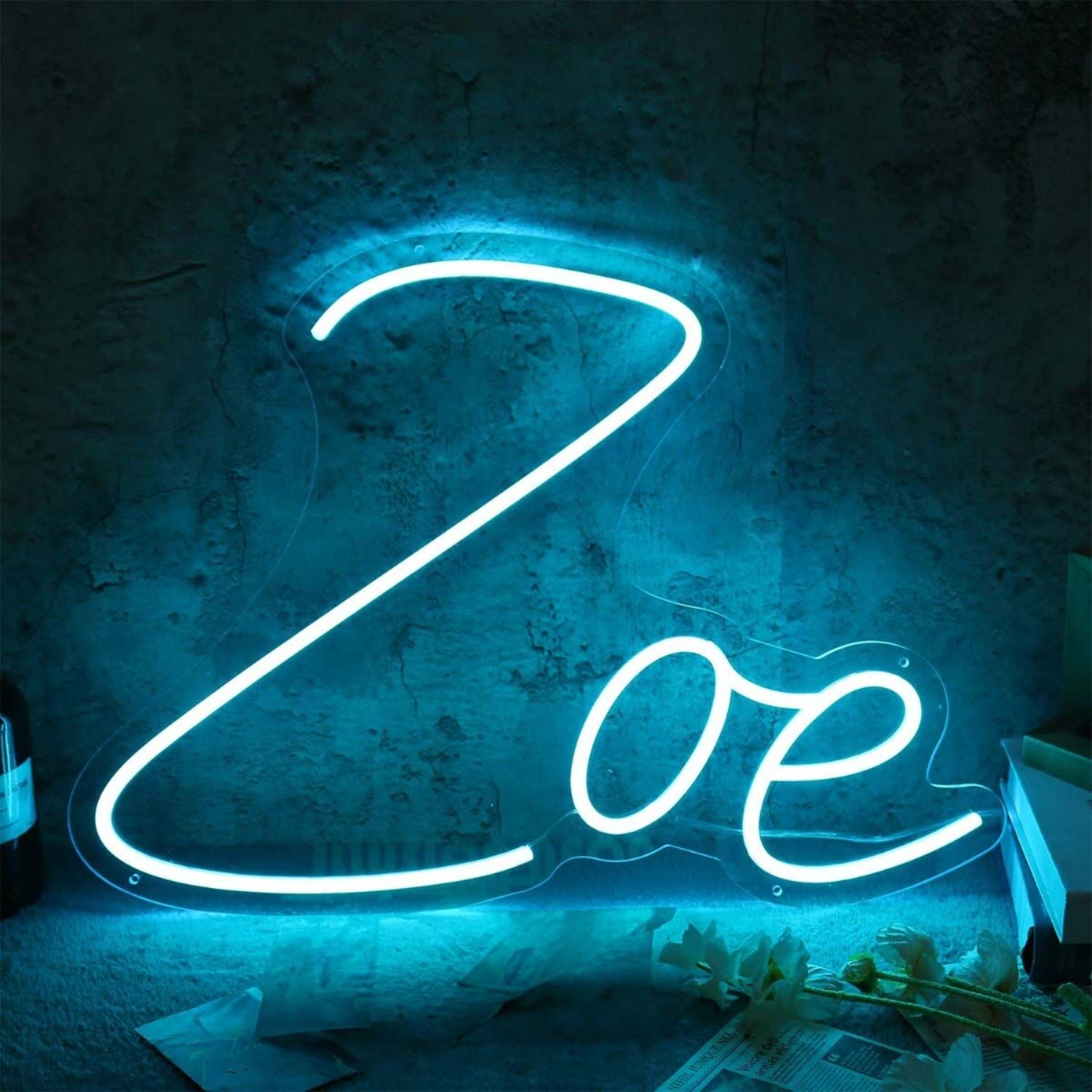 Zoe Blue Led Neon Sign - Shineneon