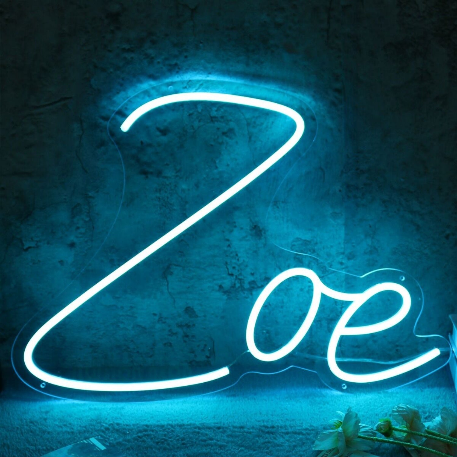 Zoe Blue Led Neon Sign - Shineneon