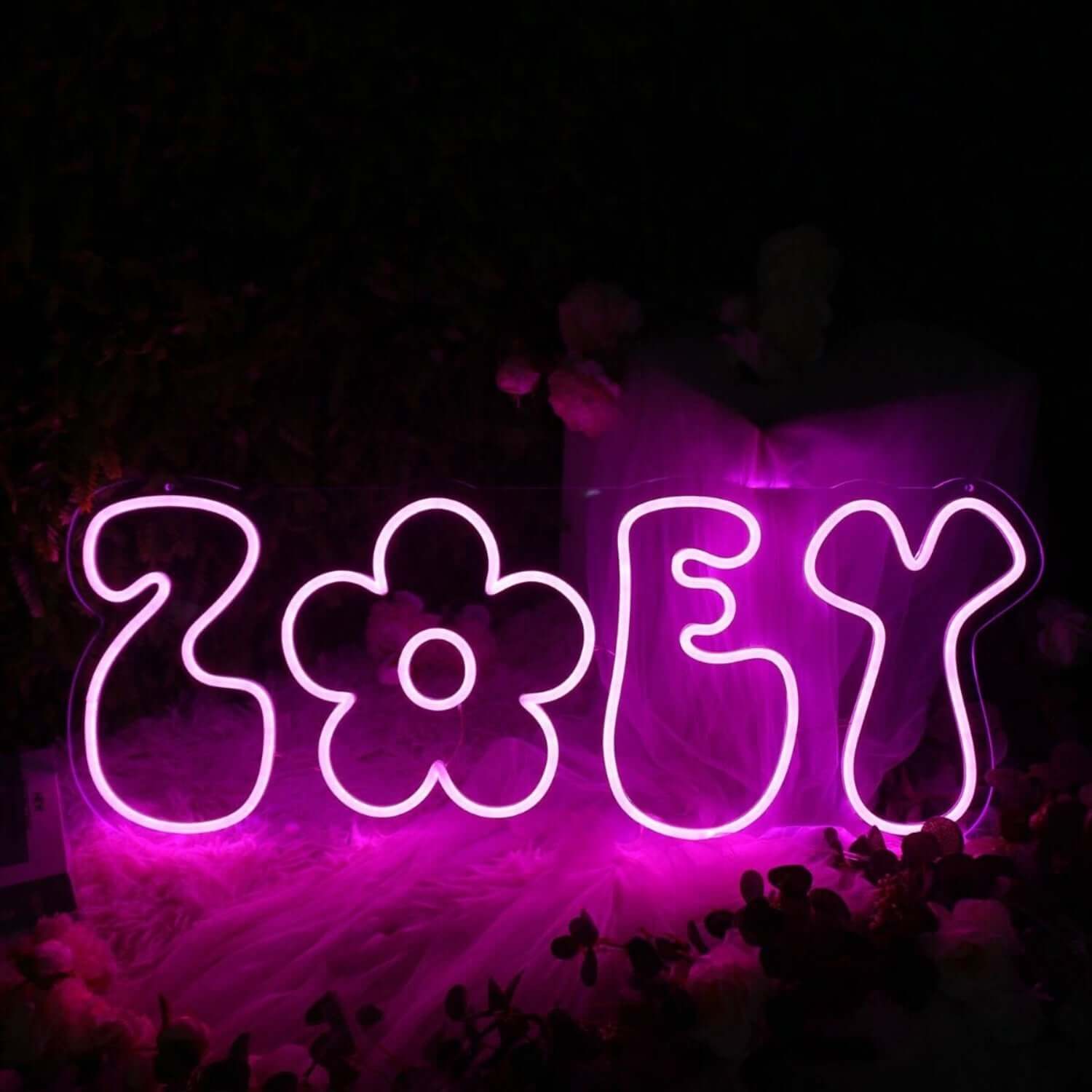 Zoey Pink Led Neon Sign - Shineneon