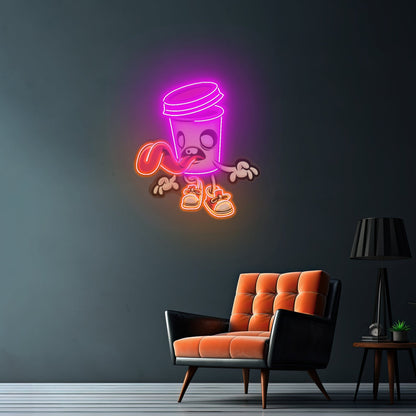 Zombie Cup Custom Led Signs Artwork For Sale - Shineneon