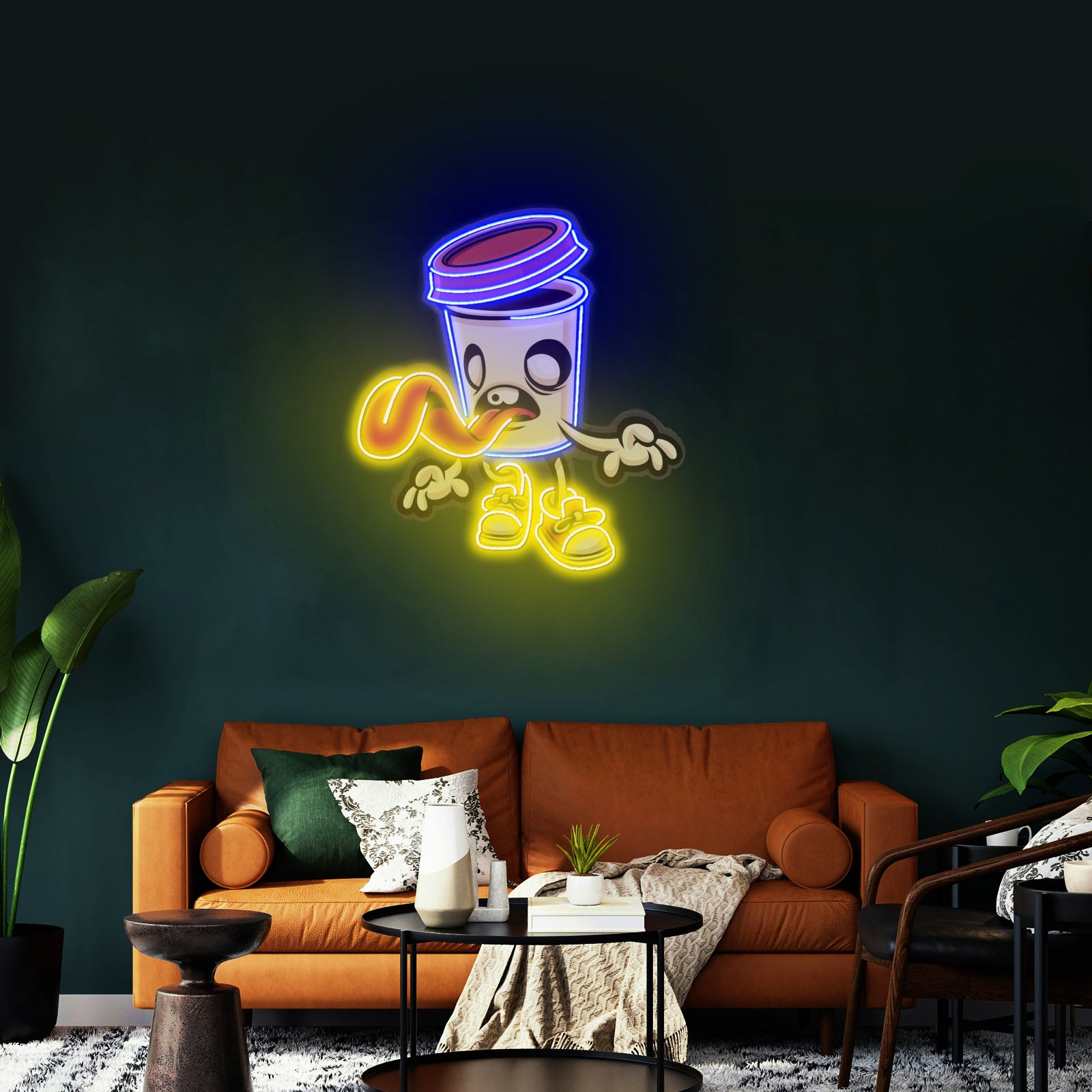 Zombie Cup Custom Led Signs Artwork For Sale