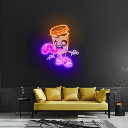 Zombie Cup Custom Led Signs Artwork For Sale