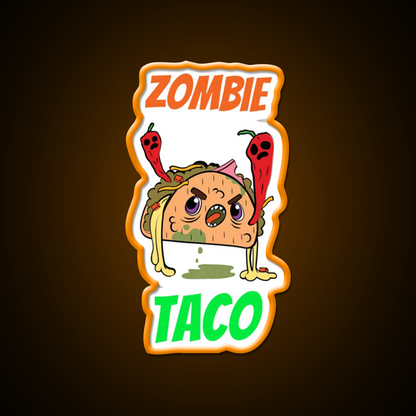 Zombie Taco Led Neon Sign Mexican Food Sign Rgb Color
