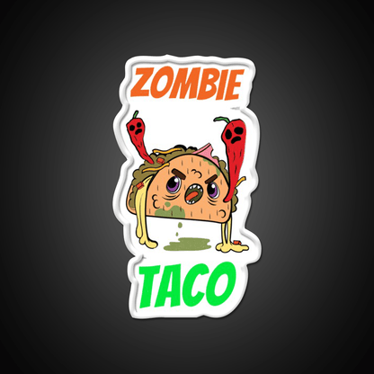 Zombie Taco Led Neon Sign Mexican Food Sign Rgb Color - Shineneon