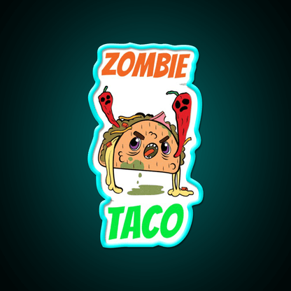 Zombie Taco Led Neon Sign Mexican Food Sign Rgb Color - Shineneon