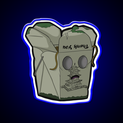 Zombie Take Out Led Neon Sign Chinese Food Rgb Color