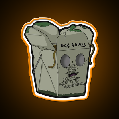 Zombie Take Out Led Neon Sign Chinese Food Rgb Color